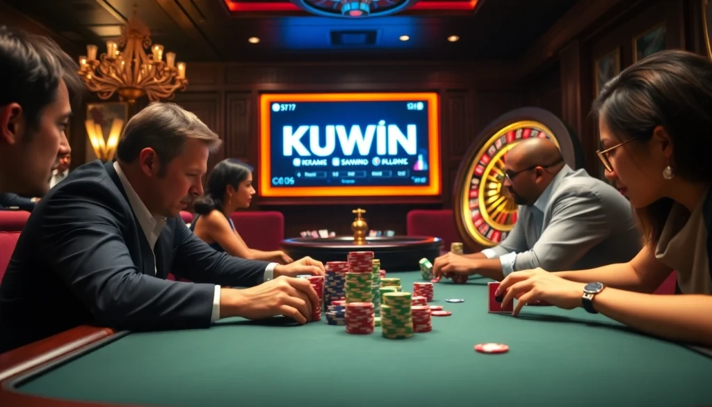 KUWIN enhances your poker game experience with thrilling stakes and vibrant atmosphere.
